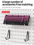 Modular Pegboard Wall Organizer — Sleek Matte Display & Storage System for Collectibles, Gaming Gear