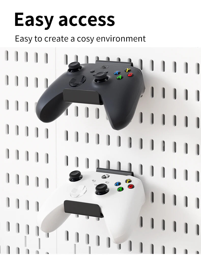 Modular Pegboard Wall Organizer — Sleek Matte Display & Storage System for Collectibles, Gaming Gear