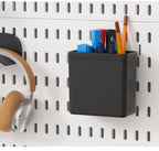 Modular Pegboard Wall Organizer — Sleek Matte Display & Storage System for Collectibles, Gaming Gear