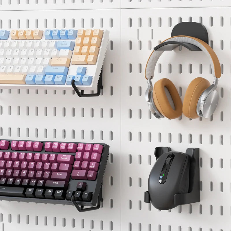 Pegboard Wall Organizer — Versatile Display & Storage System for Controllers, Headphones, Collectibles & Everyday Essentials